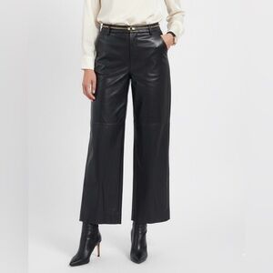 LYSSE Faux Leather Wide Leg Y2K.